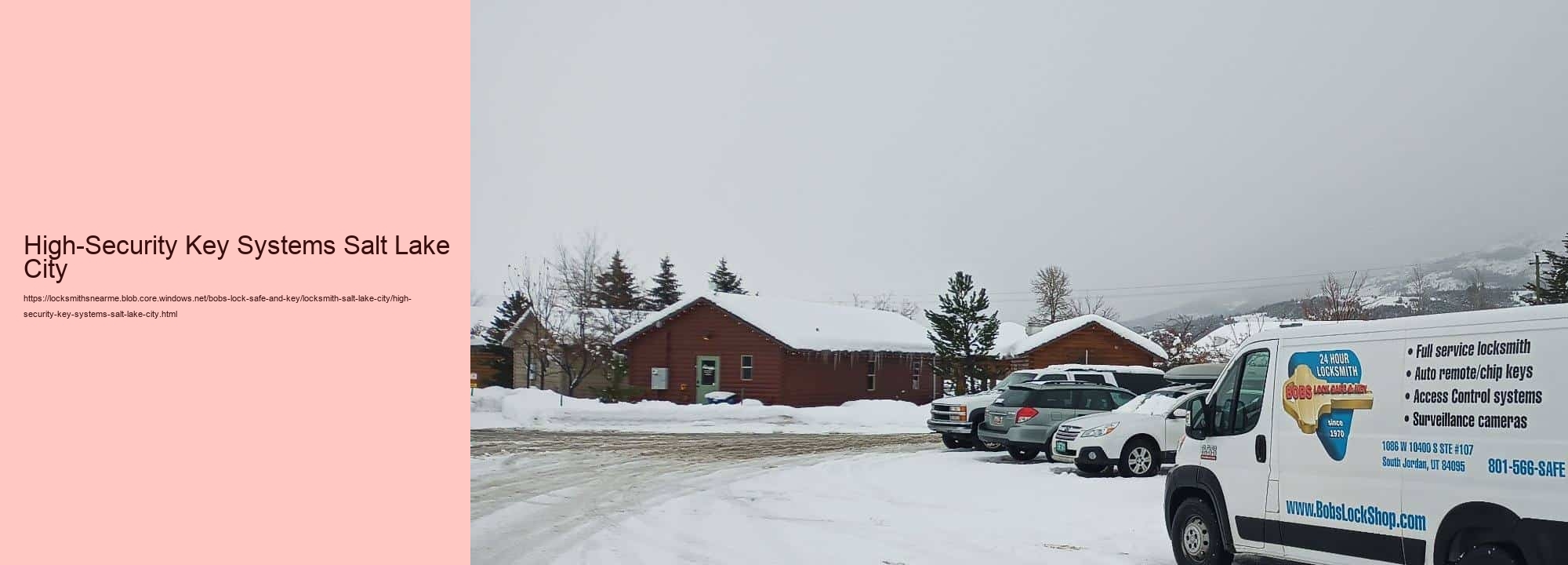 High-Security Key Systems Salt Lake City